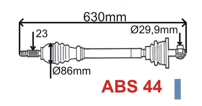 T5966 Z POLOOSA.R KANGO 1.5DCI ABS44 23F.LEVÁ